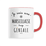 Mug - Une Marseillaise trop Géniale - 6 Coloris - Cadeau Original - Cadeau Personnalisable - Cadeaux-Positifs.com -Unique-Blanc-