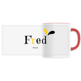 Mug - Fred - 6 Coloris - Cadeau Original - Cadeau Personnalisable - Cadeaux-Positifs.com -Unique-Blanc-