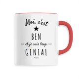 Mug - Ben est trop Génial - 6 Coloris - Cadeau Original - Cadeau Personnalisable - Cadeaux-Positifs.com -Unique-Blanc-