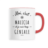 Mug - Malicia est trop Géniale - 6 Coloris - Cadeau Original - Cadeau Personnalisable - Cadeaux-Positifs.com -Unique-Blanc-