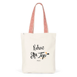 Tote Bag Premium - Éduc au Top - 2 Coloris - Cadeau Durable - Cadeau Personnalisable - Cadeaux-Positifs.com -Unique-Bleu-