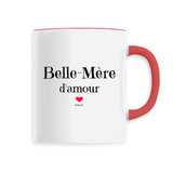 Mug - Belle-Mère d'amour - 6 Coloris - Cadeau Original - Cadeau Personnalisable - Cadeaux-Positifs.com -Unique-Blanc-