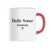 Mug - Belle Soeur d'amour - 6 Coloris - Cadeau Original - Cadeau Personnalisable - Cadeaux-Positifs.com -Unique-Blanc-