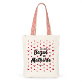 Tote Bag Premium - Le joli Bazar de Mathilde - 2 Coloris - Cadeau Durable - Cadeau Personnalisable - Cadeaux-Positifs.com -Unique-Bleu-