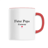 Mug - Futur Papa d'amour - 6 Coloris - Cadeau Original - Cadeau Personnalisable - Cadeaux-Positifs.com -Unique-Blanc-