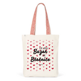 Tote Bag Premium - Le joli Bazar de Bérénice - 2 Coloris - Durable - Cadeau Personnalisable - Cadeaux-Positifs.com -Unique-Rouge-
