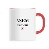 Mug - ASEM d'amour - 6 Coloris - Cadeau Original & Tendre - Cadeau Personnalisable - Cadeaux-Positifs.com -Unique-Blanc-