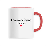 Mug - Pharmacienne d'amour - 6 Coloris - Cadeau Original & Unique - Cadeau Personnalisable - Cadeaux-Positifs.com -Unique-Blanc-