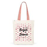 Tote Bag Premium - Le joli Bazar de Léonie - 2 Coloris - Durable - Cadeau Personnalisable - Cadeaux-Positifs.com -Unique-Rouge-