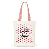 Tote Bag Premium - Le joli Bazar de Zélie - 2 Coloris - Durable - Cadeau Personnalisable - Cadeaux-Positifs.com -Unique-Rouge-