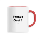 Mug - Phoque Oeuf - 6 Coloris - Cadeau Drôle - Humour - Cadeau Personnalisable - Cadeaux-Positifs.com -Unique-Blanc-