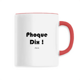 Mug - Phoque Dix - 6 Coloris - Cadeau Drôle - Humour - Cadeau Personnalisable - Cadeaux-Positifs.com -Unique-Blanc-