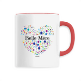Mug - Belle-Mère (Coeur) - 6 Coloris - Cadeau Unique & Tendre - Cadeau Personnalisable - Cadeaux-Positifs.com -Unique-Blanc-