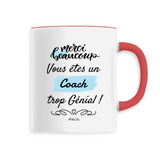 Mug - Merci vous êtes un Coach trop Génial - 6 Coloris - Unique - Cadeau Personnalisable - Cadeaux-Positifs.com -Unique-Blanc-