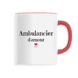 Mug - Ambulancier d'amour - 6 Coloris - Cadeau Original & Unique - Cadeau Personnalisable - Cadeaux-Positifs.com -Unique-Rouge-