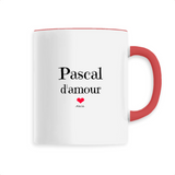 Mug - Pascal d'amour - 6 Coloris - Cadeau Original & Tendre - Cadeau Personnalisable - Cadeaux-Positifs.com -Unique-Blanc-