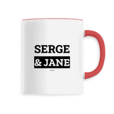 Mug - Serge & Jane - 6 Coloris - Cadeau Original & Mythique - Cadeau Personnalisable - Cadeaux-Positifs.com -Unique-Blanc-