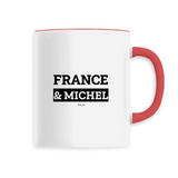 Mug - France & Michel - 6 Coloris - Cadeau Original & Mythique - Cadeau Personnalisable - Cadeaux-Positifs.com -Unique-Rouge-