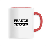 Mug - France & Michel - 6 Coloris - Cadeau Original & Mythique - Cadeau Personnalisable - Cadeaux-Positifs.com -Unique-Blanc-