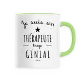 Mug - Un Thérapeute trop Génial - 6 Coloris - Cadeau Original - Cadeau Personnalisable - Cadeaux-Positifs.com -Unique-Blanc-