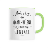Mug - Marie-Hélène est trop Géniale - 6 Coloris - Cadeau Original - Cadeau Personnalisable - Cadeaux-Positifs.com -Unique-Blanc-