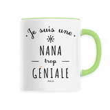 Mug - Une Nana trop Géniale - 6 Coloris - Cadeau Original - Cadeau Personnalisable - Cadeaux-Positifs.com -Unique-Blanc-