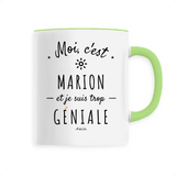 Mug - Marion est trop Géniale - 6 Coloris - Cadeau Original - Cadeau Personnalisable - Cadeaux-Positifs.com -Unique-Blanc-