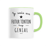 Mug - Un Futur Tonton trop Génial - 6 Coloris - Cadeau Original - Cadeau Personnalisable - Cadeaux-Positifs.com -Unique-Blanc-