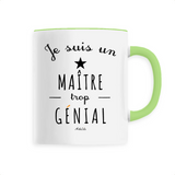 Mug - Un Maître trop Génial - 6 Coloris - Cadeau Original - Cadeau Personnalisable - Cadeaux-Positifs.com -Unique-Blanc-
