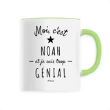 Mug - Noah est trop Génial - 6 Coloris - Cadeau Original - Cadeau Personnalisable - Cadeaux-Positifs.com -Unique-Blanc-
