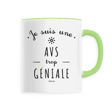 Mug - Une AVS trop Géniale - 6 Coloris - Cadeau Original - Cadeau Personnalisable - Cadeaux-Positifs.com -Unique-Blanc-