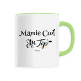 Mug - Mamie Cool au Top - 6 Coloris - Cadeau Original - Cadeau Personnalisable - Cadeaux-Positifs.com -Unique-Blanc-