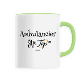 Mug - Ambulancier au Top - 6 Coloris - Cadeau Original - Cadeau Personnalisable - Cadeaux-Positifs.com -Unique-Blanc-