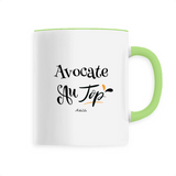 Mug - Avocate au Top - 6 Coloris - Cadeau Original - Cadeau Personnalisable - Cadeaux-Positifs.com -Unique-Blanc-