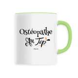 Mug - Ostéopathe au Top - 6 Coloris - Cadeau Original - Cadeau Personnalisable - Cadeaux-Positifs.com -Unique-Vert-