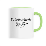 Mug - Future Mamie au Top - 6 Coloris - Cadeau Original - Cadeau Personnalisable - Cadeaux-Positifs.com -Unique-Blanc-