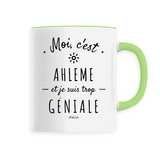 Mug - Ahleme est trop Géniale - 6 Coloris - Cadeau Original - Cadeau Personnalisable - Cadeaux-Positifs.com -Unique-Blanc-