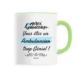 Mug - Merci Ambulancier - 6 Coloris - Cadeau Original - Cadeau Personnalisable - Cadeaux-Positifs.com -Unique-Blanc-