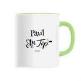 Mug - Paul au Top - 6 Coloris - Cadeau Original - Cadeau Personnalisable - Cadeaux-Positifs.com -Unique-Vert-