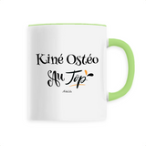 Mug - Kiné Ostéo au Top - 6 Coloris - Cadeau Original - Cadeau Personnalisable - Cadeaux-Positifs.com -Unique-Blanc-