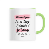 Mug - Véronique, je t'aime - 6 Coloris - Cadeau Tendre - Cadeau Personnalisable - Cadeaux-Positifs.com -Unique-Blanc-