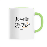 Mug - Jumelle au Top - 6 Coloris - Cadeau Original - Cadeau Personnalisable - Cadeaux-Positifs.com -Unique-Blanc-