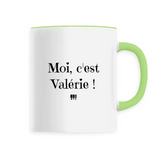 Mug - Moi c'est Valérie - 6 Coloris - Cadeau Original - Cadeau Personnalisable - Cadeaux-Positifs.com -Unique-Blanc-
