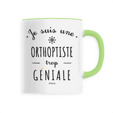 Mug - Une Orthoptiste trop Géniale - 6 Coloris - Cadeau Original - Cadeau Personnalisable - Cadeaux-Positifs.com -Unique-Vert-