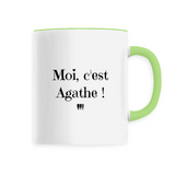 Mug - Moi c'est Agathe - 6 Coloris - Cadeau Original - Cadeau Personnalisable - Cadeaux-Positifs.com -Unique-Blanc-