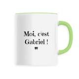 Mug - Moi c'est Gabriel - 6 Coloris - Cadeau Original - Cadeau Personnalisable - Cadeaux-Positifs.com -Unique-Blanc-