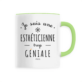 Mug - Une Esthéticienne trop Géniale - 6 Coloris - Cadeau Original - Cadeau Personnalisable - Cadeaux-Positifs.com -Unique-Blanc-