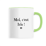 Mug - Moi c'est Iris - 6 Coloris - Cadeau Original - Cadeau Personnalisable - Cadeaux-Positifs.com -Unique-Vert-