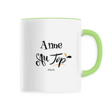 Mug - Anne au Top - 6 Coloris - Cadeau Original - Cadeau Personnalisable - Cadeaux-Positifs.com -Unique-Blanc-