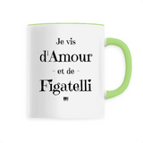 Mug - Amour et Figatelli - 6 Coloris - Cadeau Original - Cadeau Personnalisable - Cadeaux-Positifs.com -Unique-Blanc-